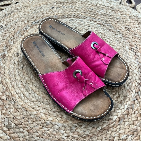 Naturalizer Callman slip on sandal in magenta size 8 - Picture 1 of 4